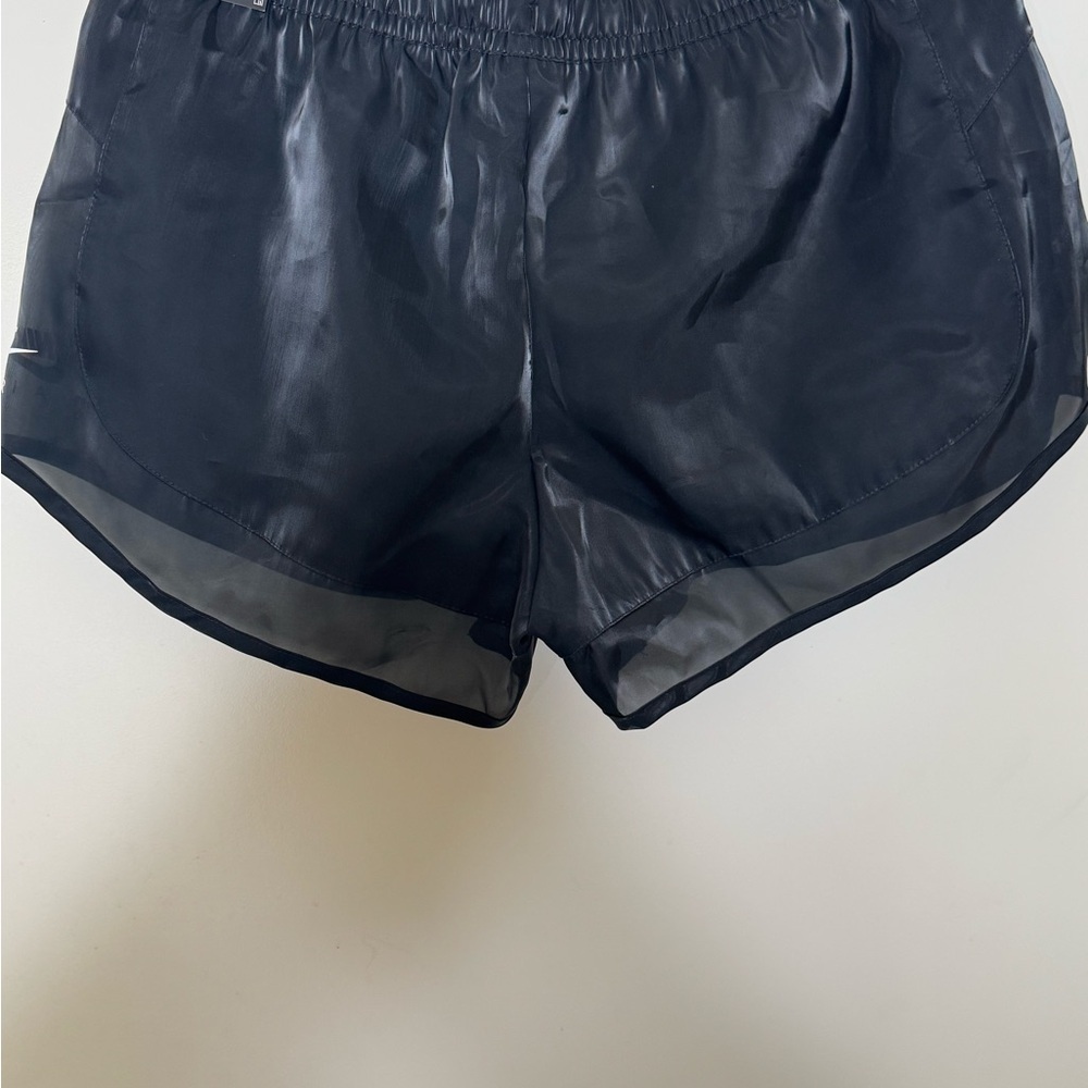 Nike Women's Black Athletic Running Shorts with Drawstring - Picture 4 of 7